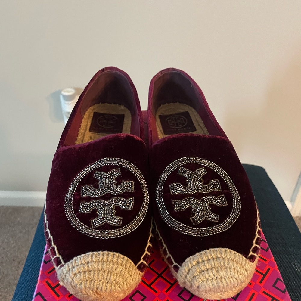 Tory Burch Espadrilles- velvet